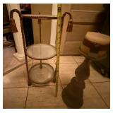 Decorative Glass Shelf Stand & Pedestal Candle Holder Set, Good