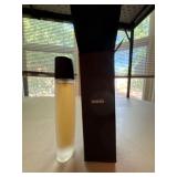 Giorgio Armani Mania Perfume Bottle w/ Box Partial Fill Frosted Glass