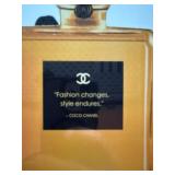 Chanel Themed Framed Perfume Bottle Quote Wall Art Print 12 x 18