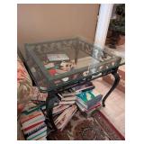 Grapevine Iron and Glass Coffee Table - Table Only