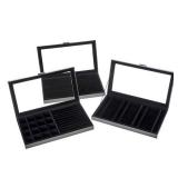 Prestige Set of 3 Large Jewelry Boxes Black Style Y5-2028/A23