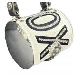DB - Little Earth Fender Flair Handbag - Swarovski Crystal Accents
