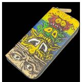 DB - Robert Crumb Prison Art Wallet - Colorful Monster Artwork
