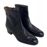 DB - Gravati Black Leather Ankle Boots - Size 7 1/2