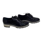 DB - Miu Miu Patent Leather Oxford Shoes - Size 37 1/2