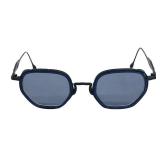 DB - Sabyasachi x Morgenthal Fredericks Prescription Sunglasses - Blue Frame, Mirrored Lenses
