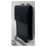 DB - Maison Margiela Leather Handbag with Silver Ball-Chain Strap