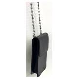DB - Maison Margiela Leather Handbag with Silver Ball-Chain Strap