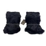 DB - Harricana Par Mariouche - Black Fox Paw Boot Covers