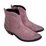 DB - Golden Goose Pink Leather Ankle Boots - Size 37 1/2