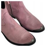 DB - Golden Goose Pink Leather Ankle Boots - Size 37 1/2