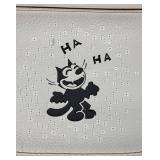 DB - Coach X Felix the Cat Laughing Wristlet- Cream Pebble Leather