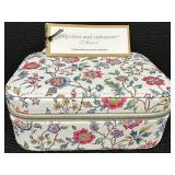 Nicolette Mayer Floral Tray & Cupcakes & Cashmere Travel Jewelry Case