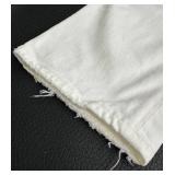 AGOLDE Riley White Denim Jeans - 98% Cotton, 2% Elastane - Made in Turkey