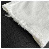 AGOLDE Riley White Denim Jeans - 98% Cotton, 2% Elastane - Made in Turkey