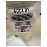 AGOLDE Riley White Denim Jeans - 98% Cotton, 2% Elastane - Made in Turkey