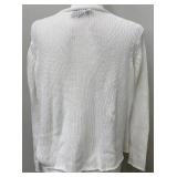 Wooden Ships Be Kind Knit Sweater - White, 50% Cotton 40% Acrylic - Bali Made