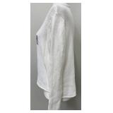Wooden Ships Be Kind Knit Sweater - White, 50% Cotton 40% Acrylic - Bali Made