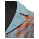 Vintage Andrew Stewart Wool Plaid Cape Jacket