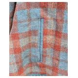 Vintage Andrew Stewart Wool Plaid Cape Jacket