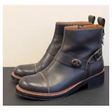 Coach Leather Moto Booties Size 7.5