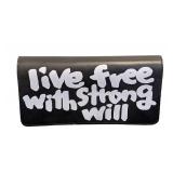 Comme Des Garcons Live Free With Strong Will Wallet