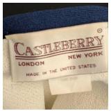 Castleberry Women's Cream & Navy Jacket Size 14