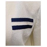 Castleberry Women's Cream & Navy Jacket Size 14