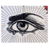 Silviya Neri Have an Eye on You Silk Scarf 25.5' Square