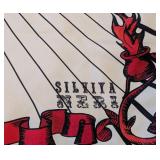 Silviya Neri Have an Eye on You Silk Scarf 25.5' Square
