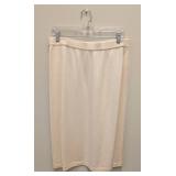 St. John Basics Cream Skirt Size 16