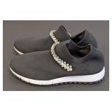 Jimmy Choo Verona Crystal Strap Sneakers Size 37