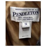 Pendleton Women's Virgin Wool Button-Up Shirt Size 14
