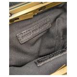 Dries Van Noten Black Leather Crossbody Purse
