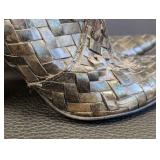 Ororo Woven Leather Western Boots Size 7