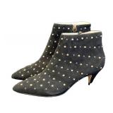 Kate Spade New York Starr Studded Suede Ankle Boots Size 7