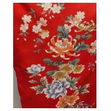 Vintage Silk Kimono Floral Robe