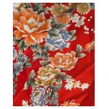 Vintage Silk Kimono Floral Robe