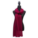 Bajra Cashmere Scarf Cranberry