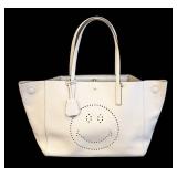 Anya Hindmarch Ebury Shopper Smiley Leather Tote Bag
