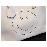 Anya Hindmarch Ebury Shopper Smiley Leather Tote Bag