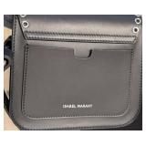 Isabel Marant Calibar Black Leather Messenger Bag