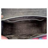 Isabel Marant Calibar Black Leather Messenger Bag