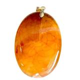 Fire Agate & Jasper Pendants (Lot of 4)