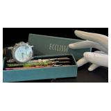 Ecclissi 23945 Sterling Silver Watch With 4 Bands