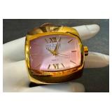 Joan Rivers Quartz Watch with Leather Band