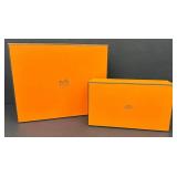 Hermes Presentation Boxes (Lot of 2) - For Decor, Reuse or Repurposing