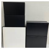 Chanel Gift Boxes Assortment (Lot of 5) - For Decor, Reuse or Repurposing