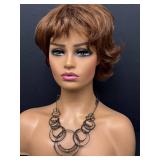 Modernist Statement Necklace Handcrafted Wire Circle Design