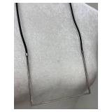 Sterling Silver Geometric Necklace Max's